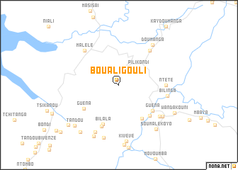 map of Bouali Gouli