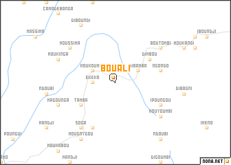 map of Bouali