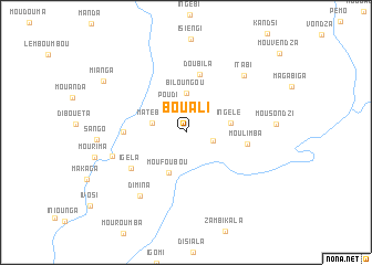 map of Bouali