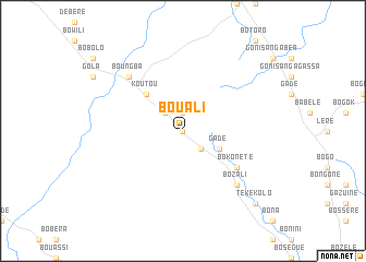 map of Bouali