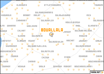 map of Bouallala