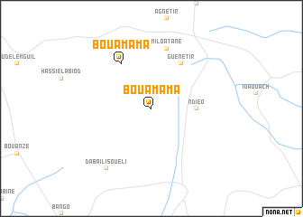 map of Boû Amama