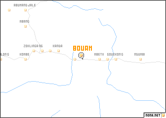 map of Bouam