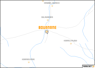 map of Bou Anane