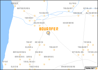 map of Bou Anfer