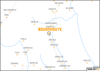 map of Bouanhouyé