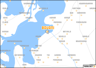 map of Bouani