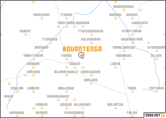 map of Bouantenga