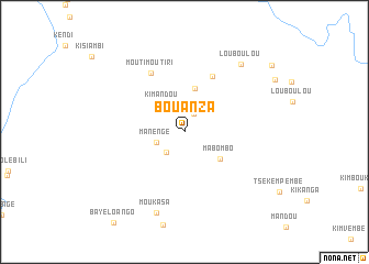 map of Bouanza