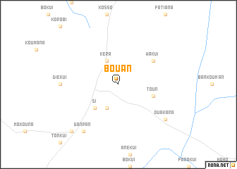 map of Bouan