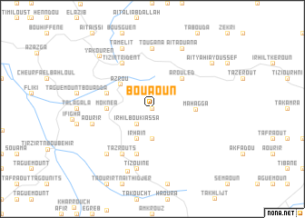 map of Bou Aoun