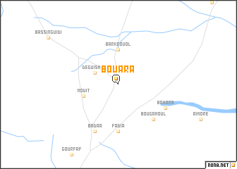 map of Bouara