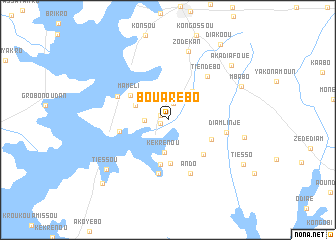 map of Bouarébo