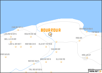 map of Bou Aroua