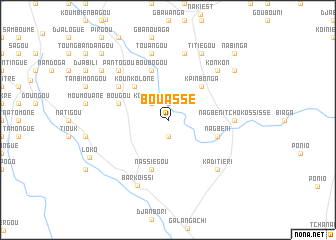 map of Bouassé