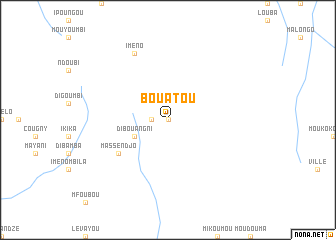 map of Bouatou