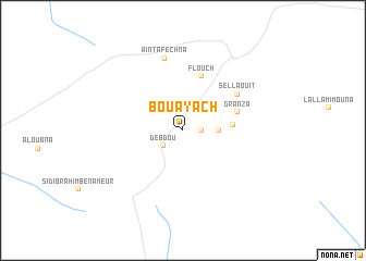 map of Bou Ayach