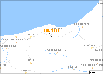 map of Bou Aziz