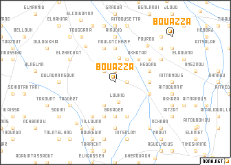 map of Bou Azza