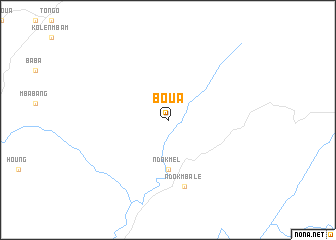 map of Boua