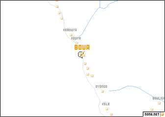 map of Boua