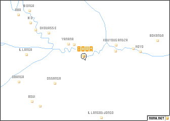 map of Boua
