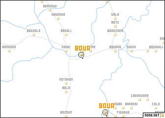 map of Boua