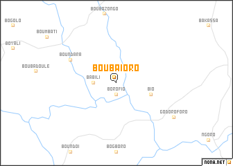 map of Boubaioro