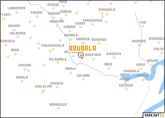 map of Boubala