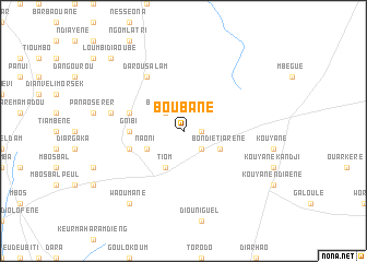 map of Boubane