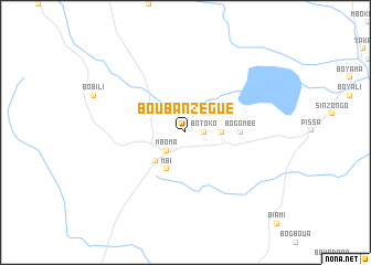 map of Boubanzégué