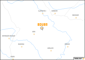 map of Bouba