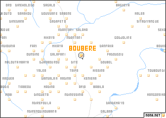 map of Boubéré