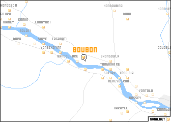 map of Boubon