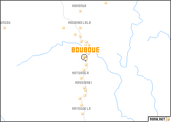 map of Bouboué