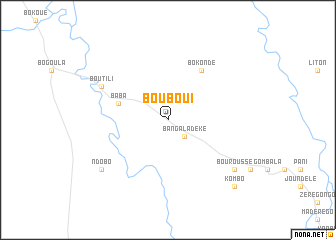 map of Bouboui
