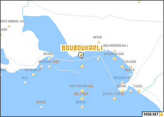 map of Boubou Karli