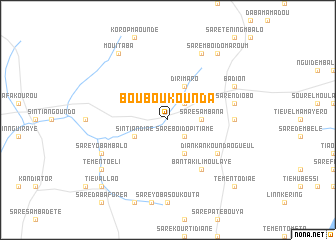 map of Bouboukounda