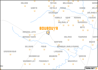 map of Boubouya