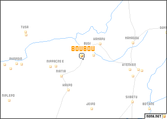 map of Boubou