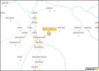 map of Boubou