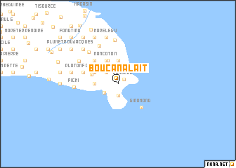 map of Boucan à Lait