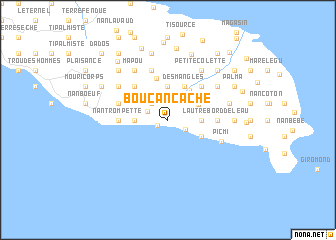 map of Boucan Caché