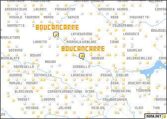 map of Boucan Carré