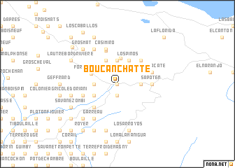 map of Boucan Chatte