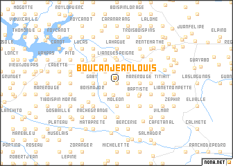 map of Boucan Jean Louis