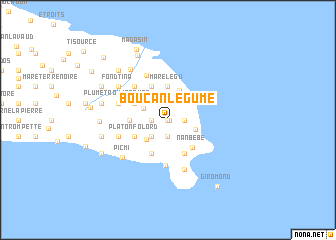 map of Boucan Légume