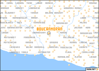 map of Boucan Moran