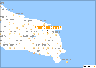 map of Boucan Patate