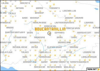 map of Boucan Tanillin